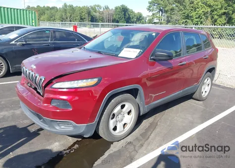 2015 Jeep Cherokee Sport from USA, damaged, VIN 1C4PJLAB0FW517110